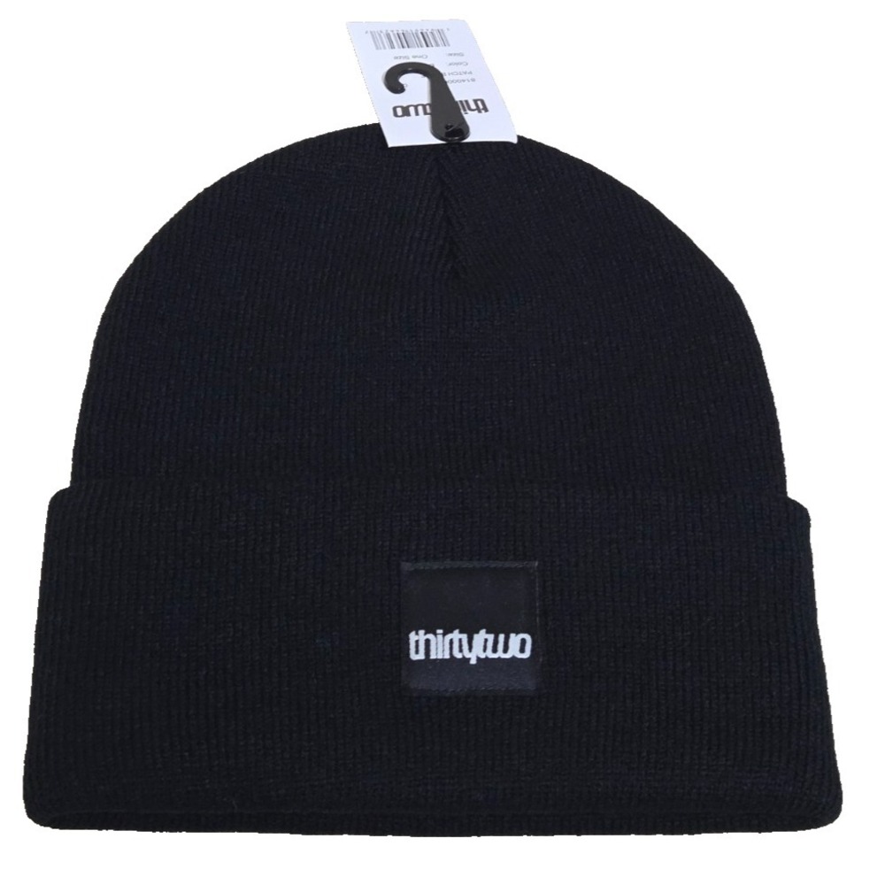 Thirtytwo Patch‎ Beanie OS Black NWT